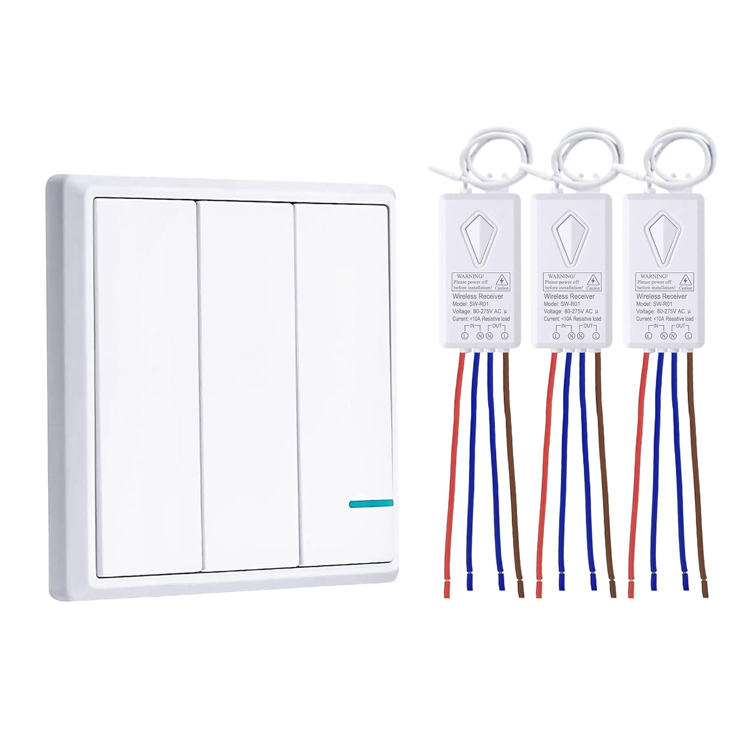 Wireless Light Switch for Easy Control of Indoor and Outdoor Lights