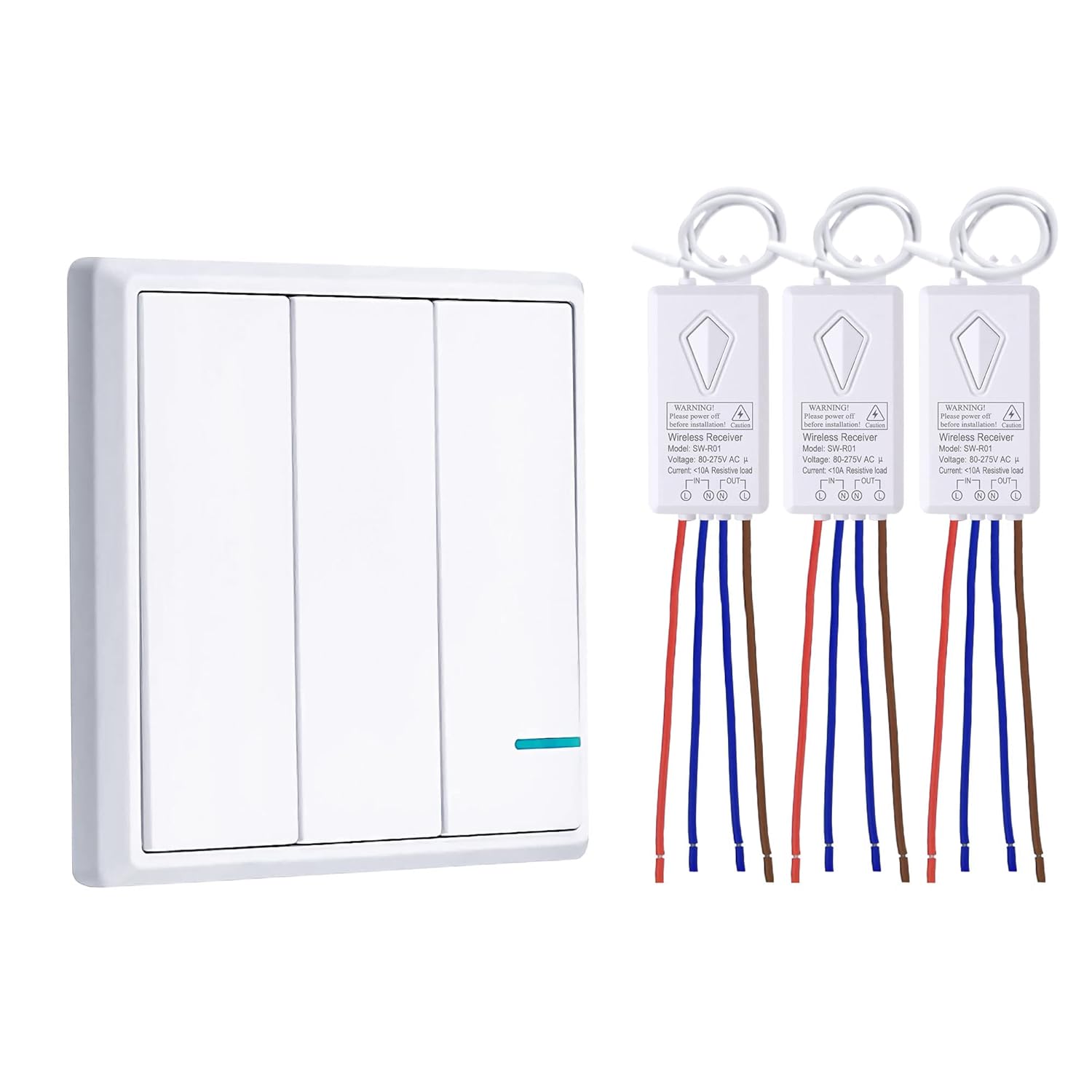 Wireless Light Switch for Easy Control of Indoor and Outdoor Lights