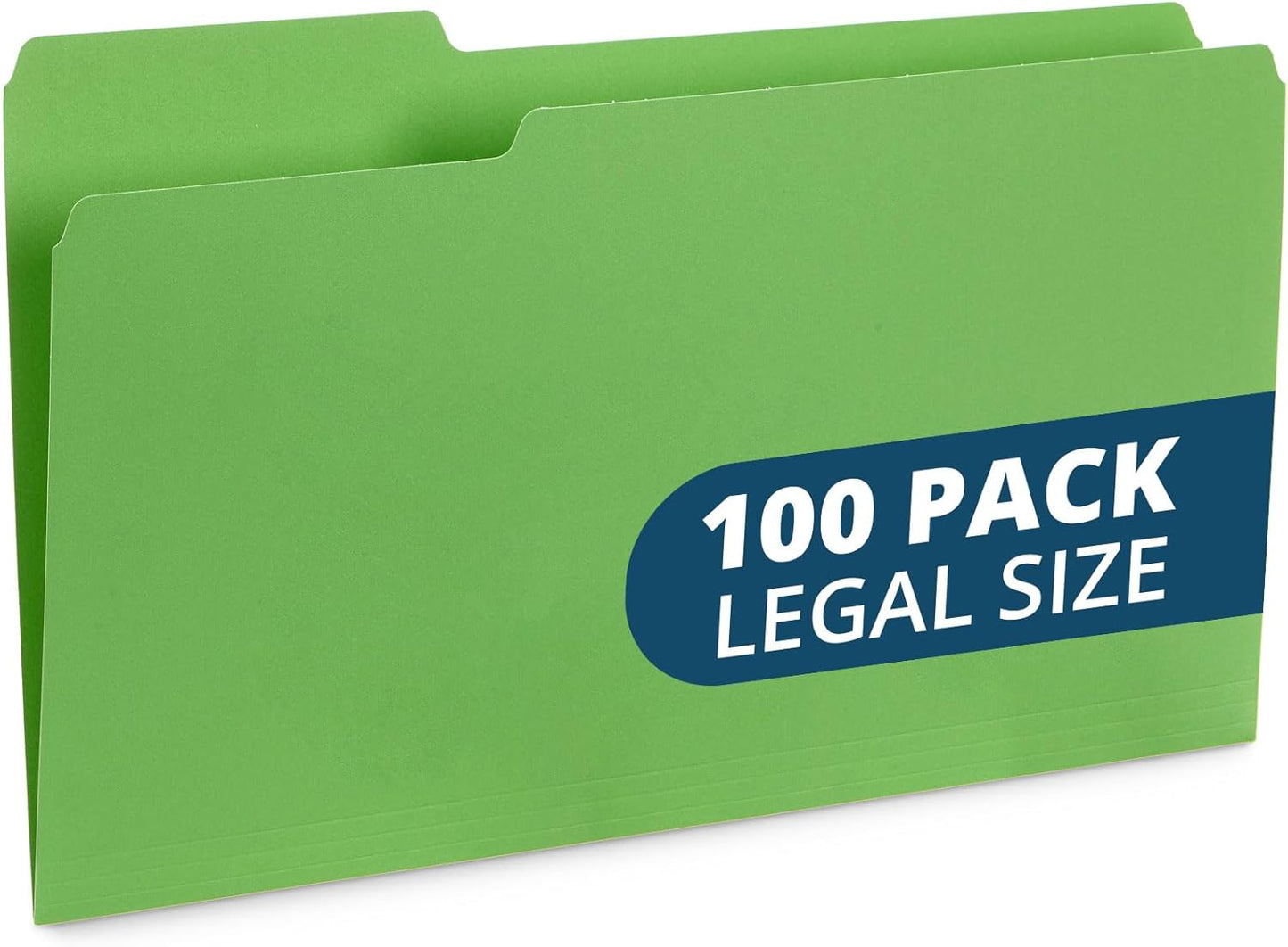 Green Legal File Folders for Easy Organization and Storage