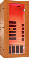 Infrared Sauna for Home 1 Person with Red Light Therapy - Quick Heat