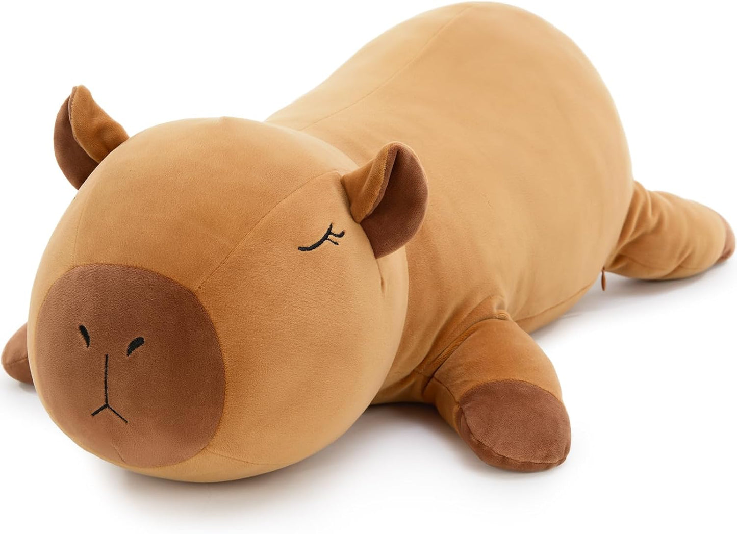 Weighted Capybara Plush Pillow for Stress Relief and Comfort
