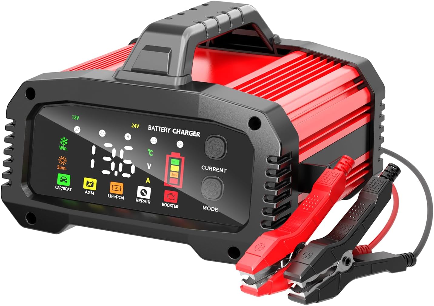 YONHAN 0-25Amp All-in-One Car Battery Charger