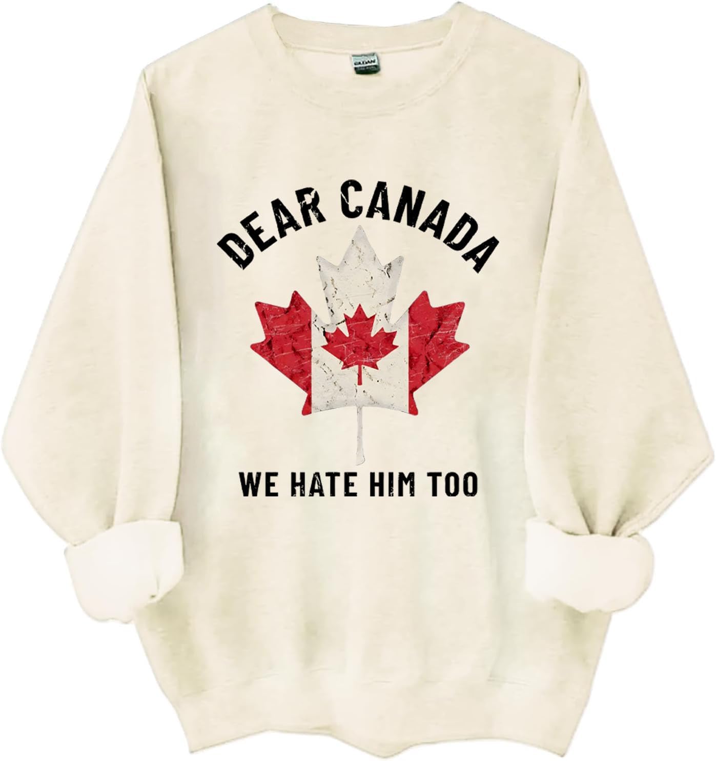 Political Protest Sweatshirt - Uniting Against Hate