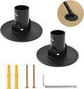 Heavy Duty Swivel Bracket Set for Easy Curtain Rod Installation