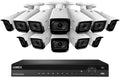 4K Nocturnal IP NVR System with 16 Channel and 12 Cameras
