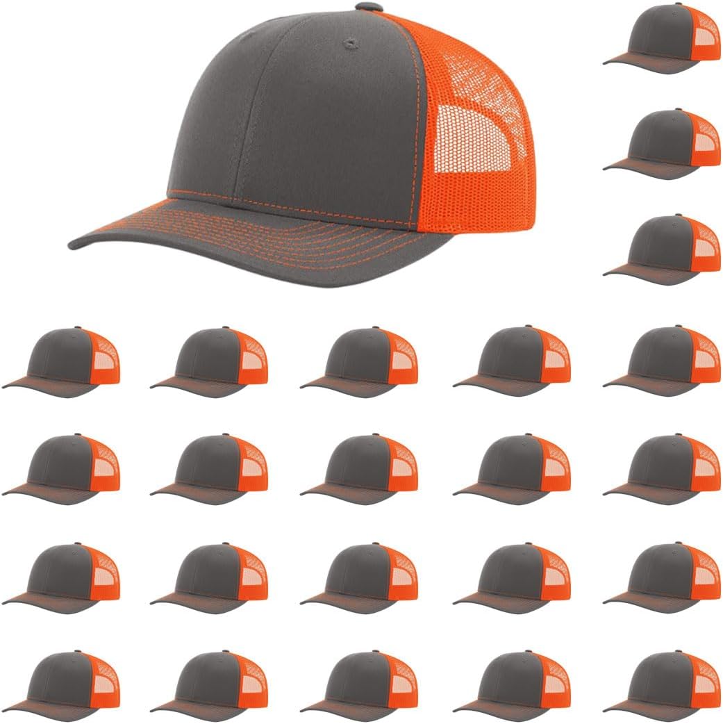 Richardson 112 Classic Six-Panel Adjustable Snapback Trucker Cap