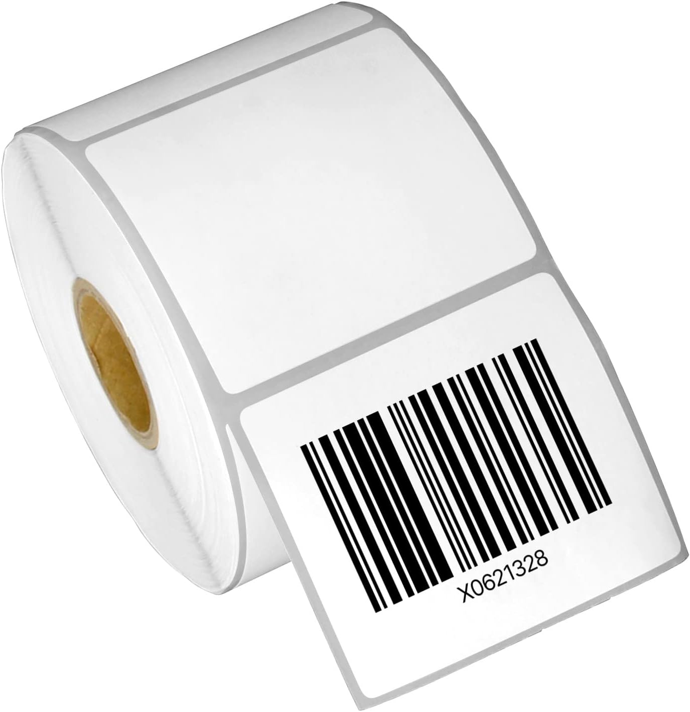 Adhesive UPC Barcode Label Rolls - Compatible with Rollo & Zebra - 4 Rolls!