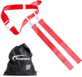 Trained 10 Man Flag Football Belts - 10 Player Adjustable Set