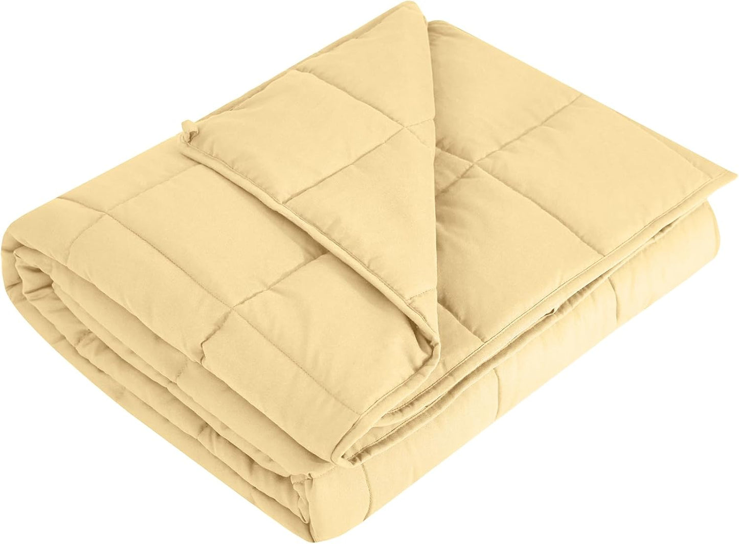 L'AGRATY Weighted Blanket 60x80 15lbs for All-Season Comfort