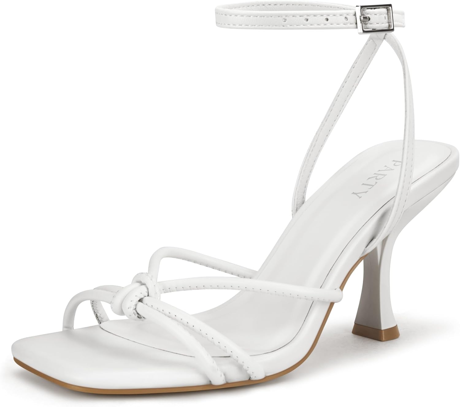 Stylish Square Open Toe Strappy Heeled Sandals for Women