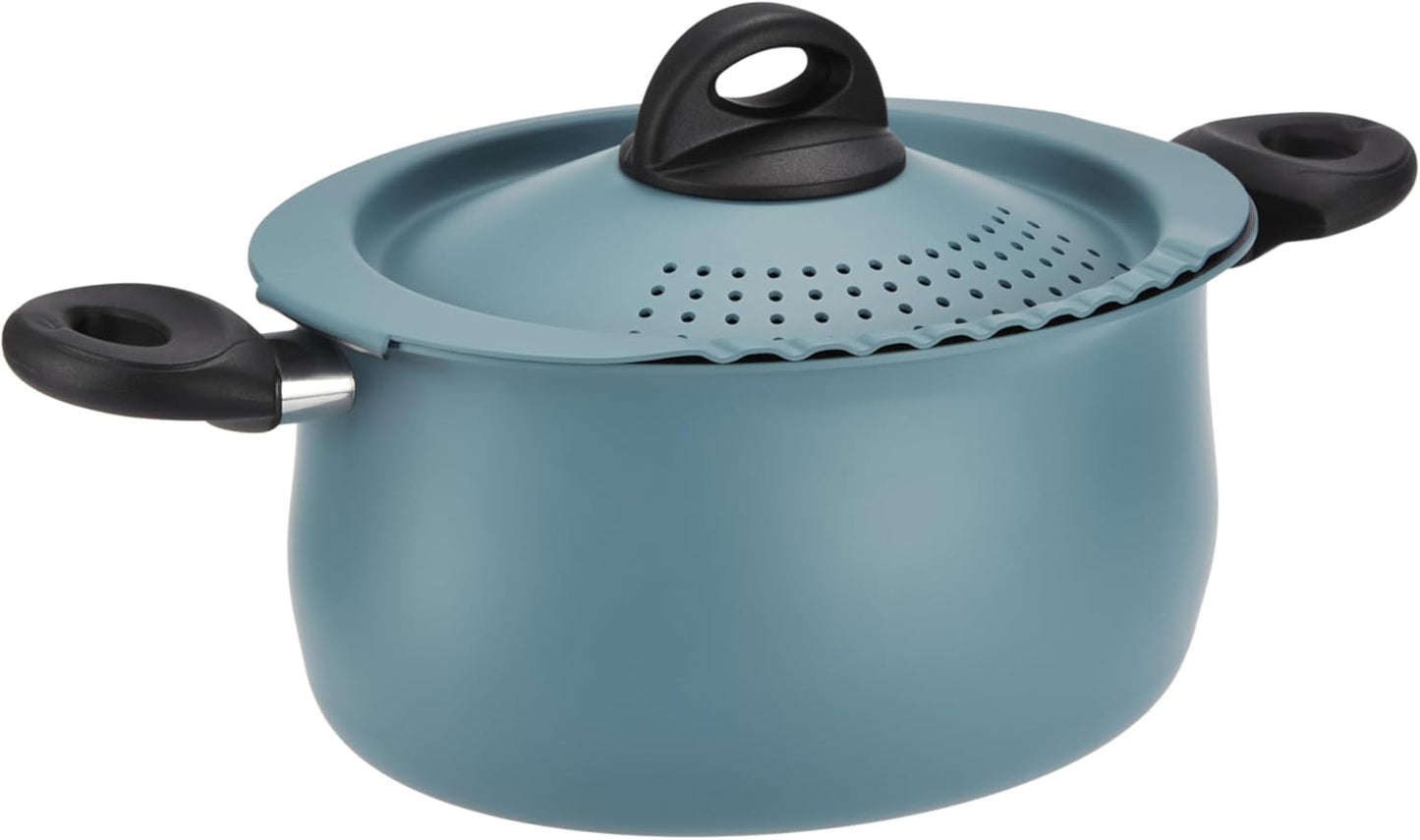 Bialetti Taste of Italy Nonstick Pasta Pot with Strainer Lid
