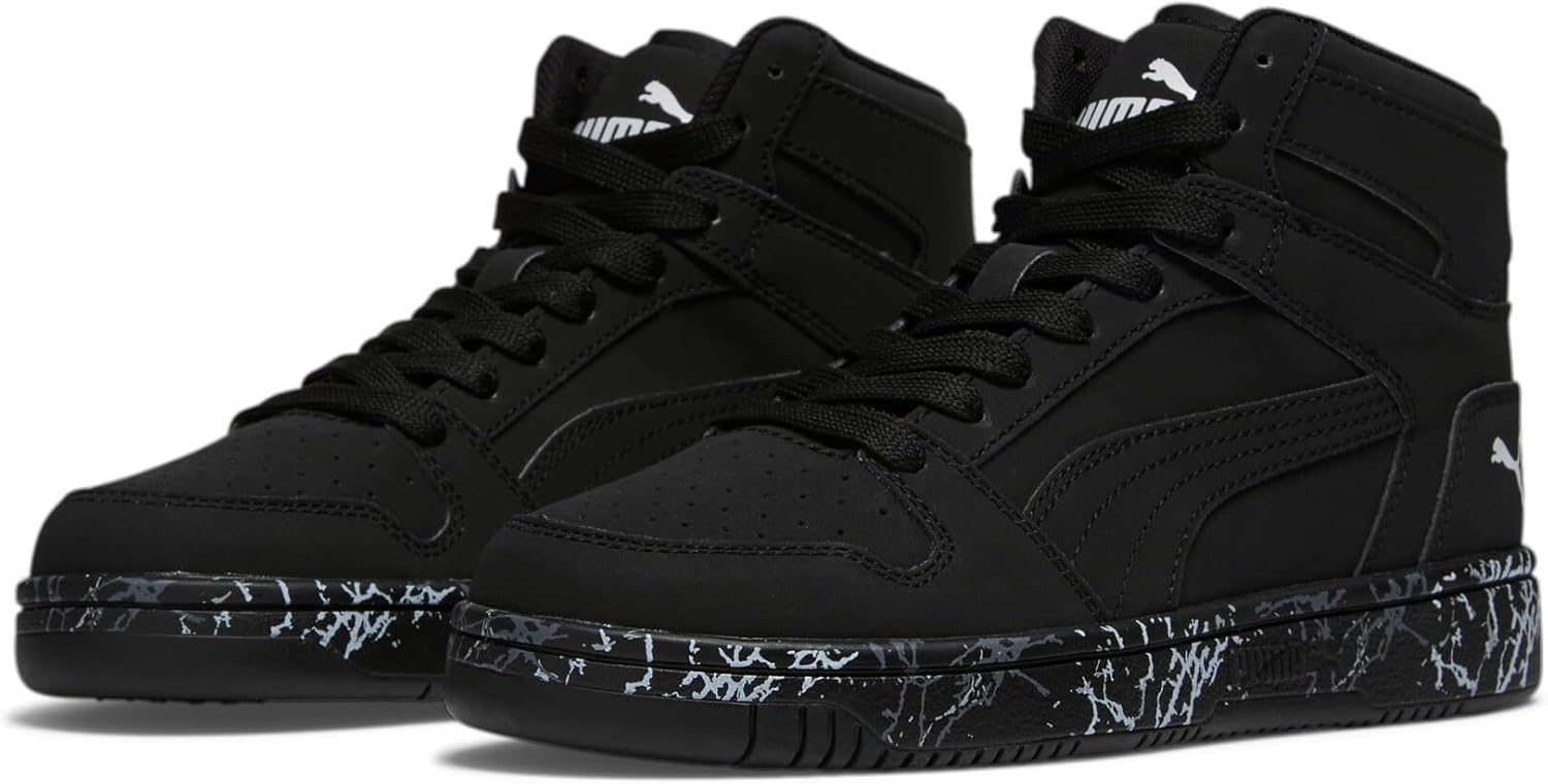 Puma Unisex-Child Rebound Layup Mid Shoes for Active Kids