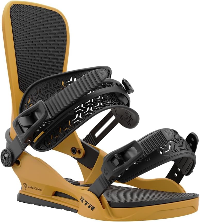 Union STR Snowboard Bindings - Mustard, L: US Men 10.5-13