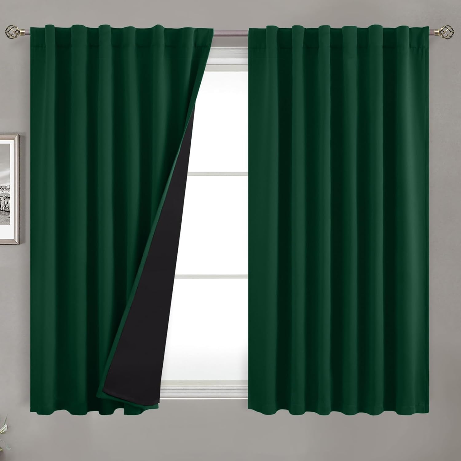BGment Thermal Insulated Curtains for Total Blackout and Comfort