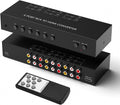 RuiPuo 6Port AV to HDMI Converter for Gaming Consoles