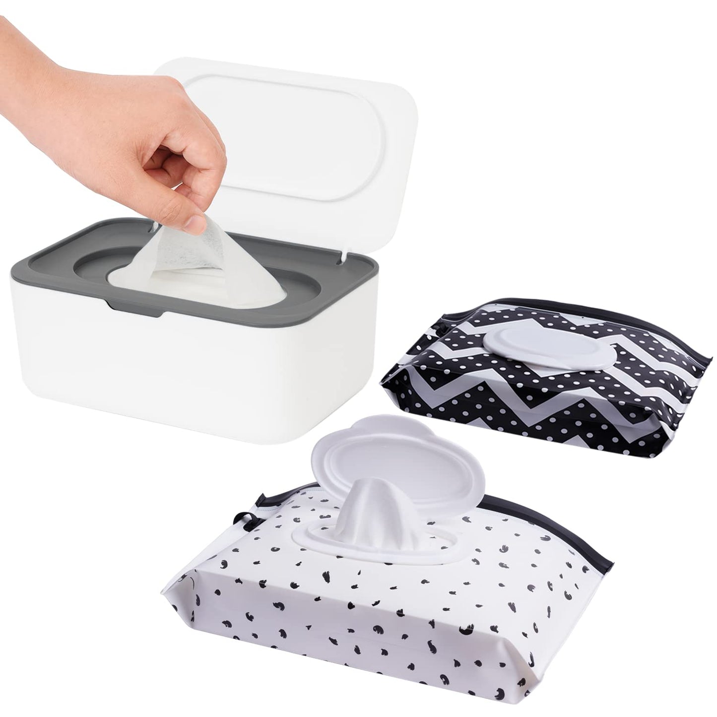 Fresh Wipes Anywhere, One-Handed Ease