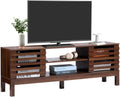 Wood TV Stand for TVs up to 65 in - Mid Century Media Console