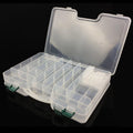 2 Sided Fishing Tackle Box 44 Compartments - Large Lure Storage