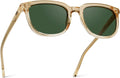 WearMe Pro Polarized Classic Retro Flat Square Sunglasses - Polarized