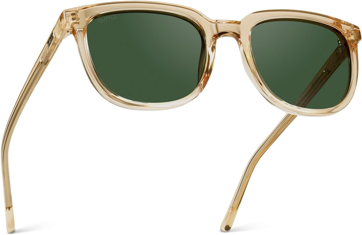 WearMe Pro Polarized Classic Retro Flat Square Sunglasses