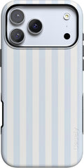 Casely iPhone 17 Pro Max Case Blue Stripes - Bold Protective Design