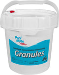 Pool Mate 8-Pounds Premium Pool Chlorine Granules - Fast Dissolving
