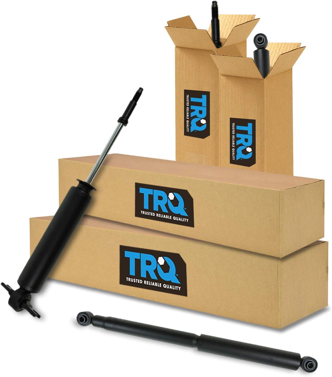 TRQ Front and Rear Shock Absorber Set for Dodge Ram 1500