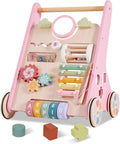 Wooden Baby Walker Wheels Baby Push Walker for Babies 12 Months