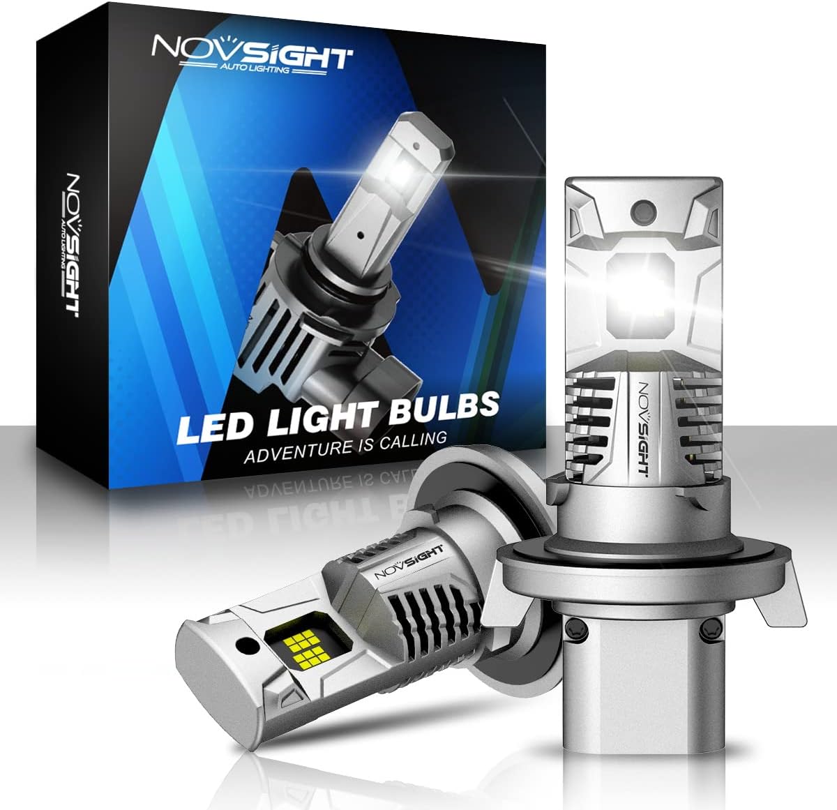 NOVSIGHT H13 Bulb 22000LM 600% Brighter Fog Light Upgrade