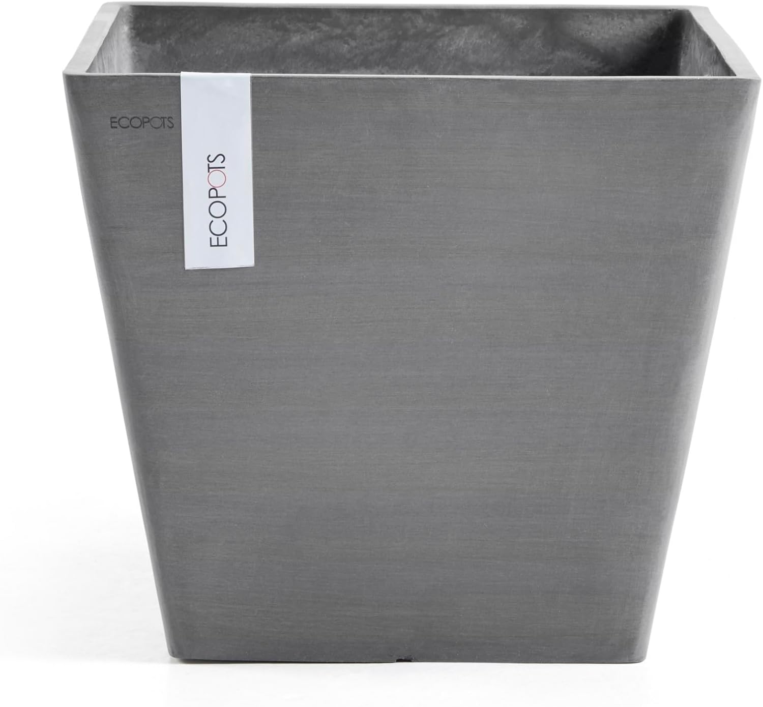 Ecopots Rotterdam Durable Modern Square Planter for All Spaces