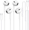 Toperson USB C Earphones - Noise Cancelling 2 Pack