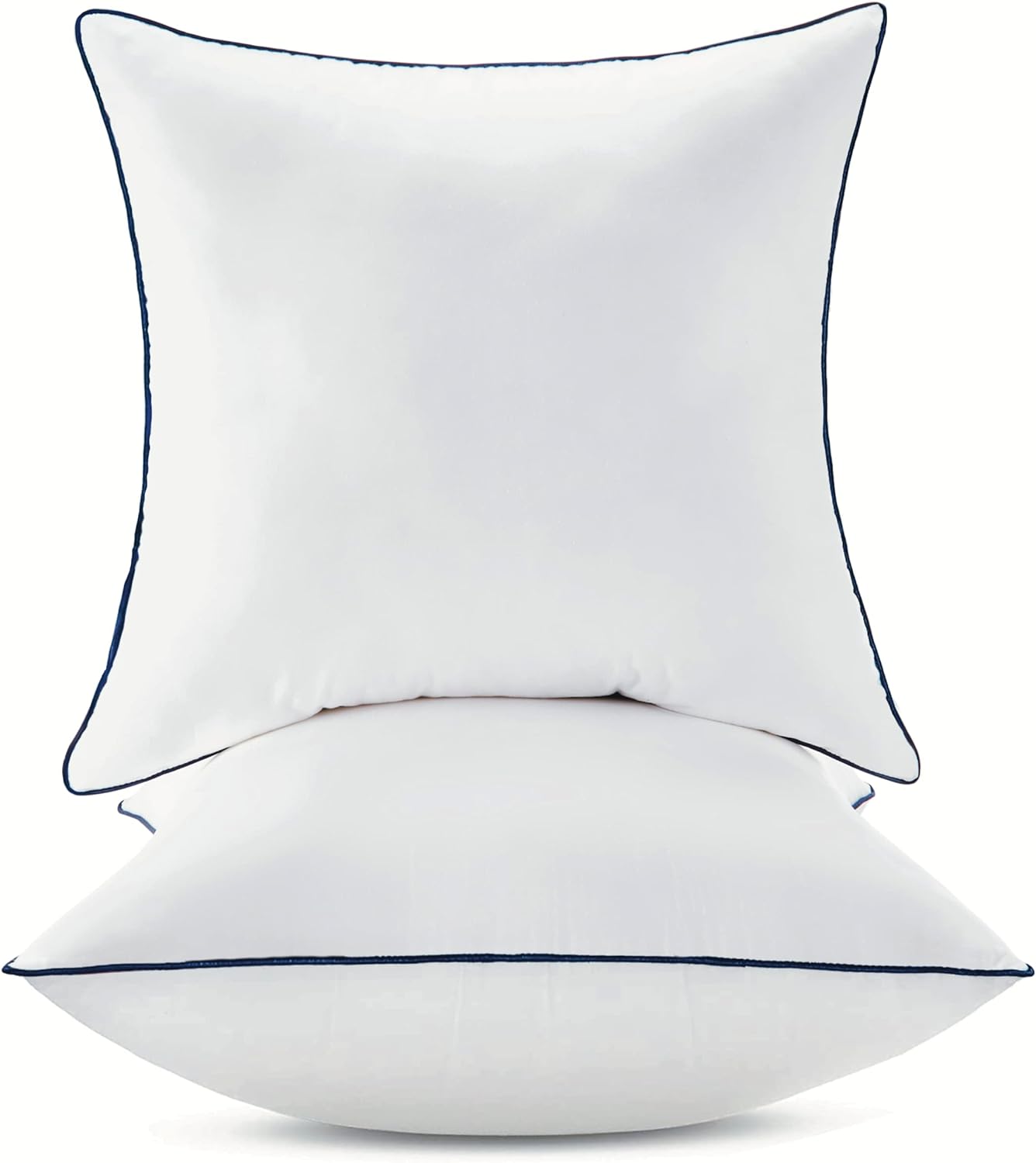 22x22 Inch Pillow Inserts Set of 2 for Couch and Bed Use