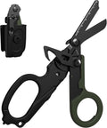 Foldable Trauma Shears 6-in-1 Medical Shears - Compact Rescue Tool