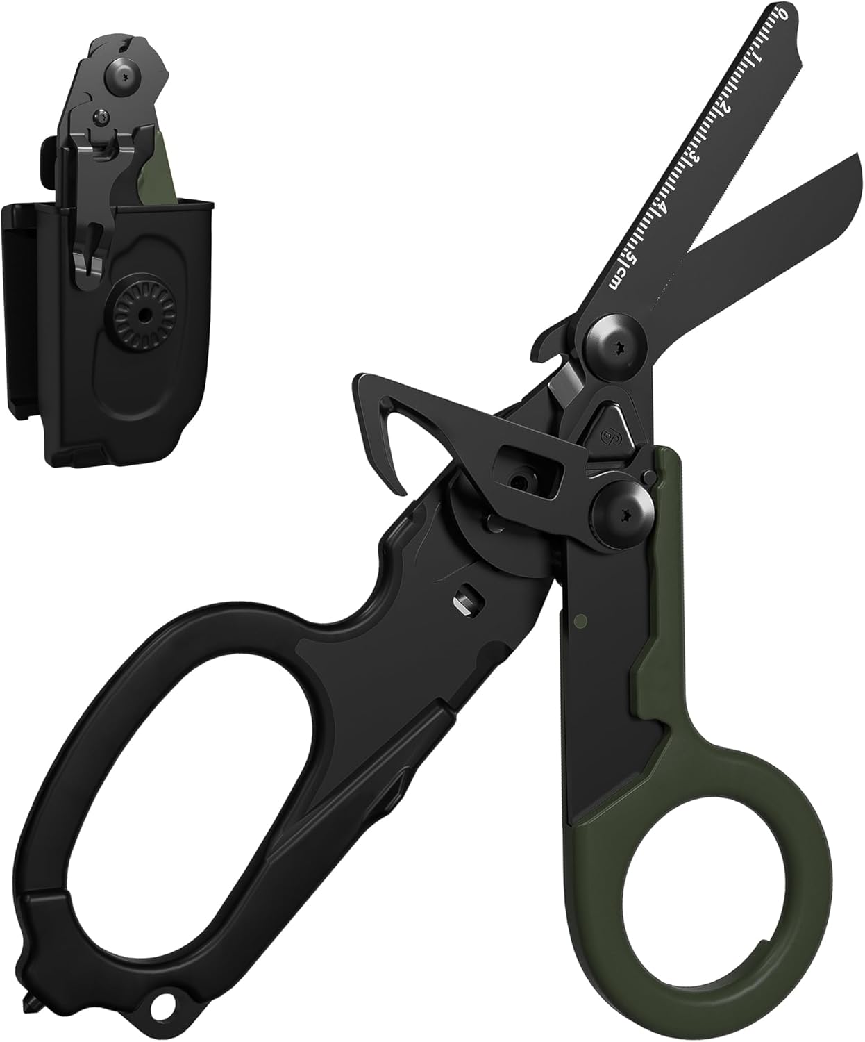 Foldable Trauma Shears with Holster for Emergency Rescue Use