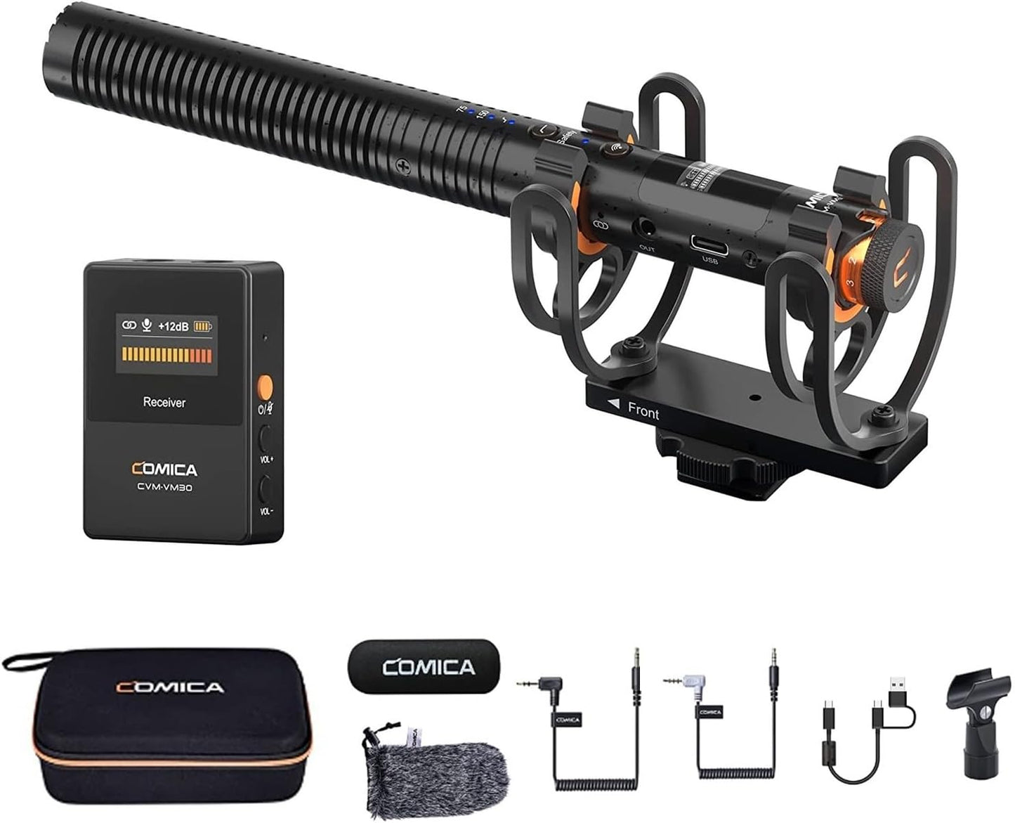 COMICA CVM-VM30 Wireless Shotgun Microphone for Filmmakers