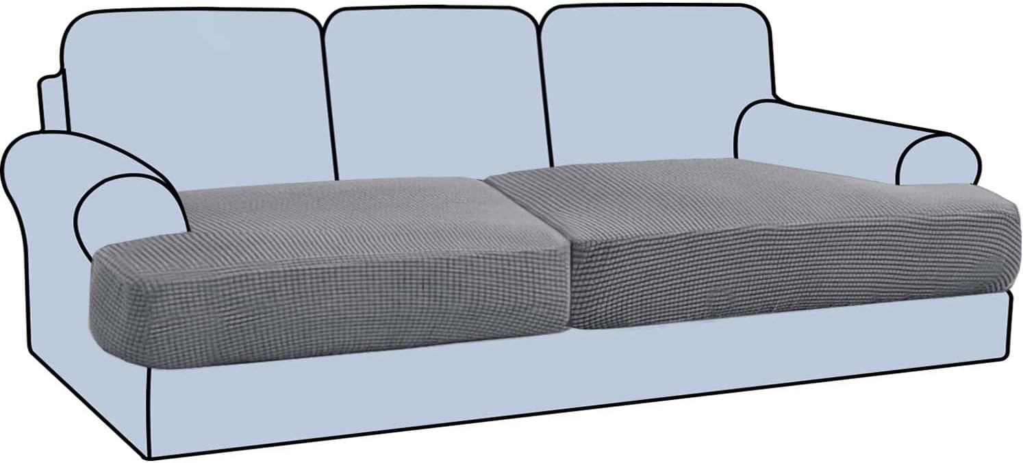 H.VERSAILTEX Stretch 2 Piece T Cushion Sofa Slipcovers Review