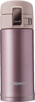 Zojirushi Stainless Mug 12oz Lavender Pink for Hot and Cold Drinks