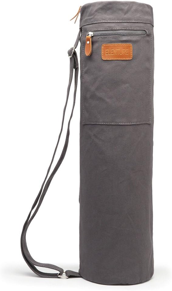 Compact Full-Zip Yoga Mat Bag Holds Thick Mats