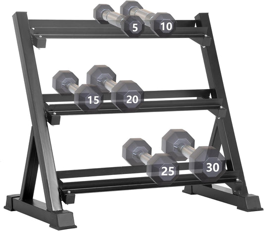 1000lb Capacity Dumbbell Rack - Quick Assembly - Home Gym