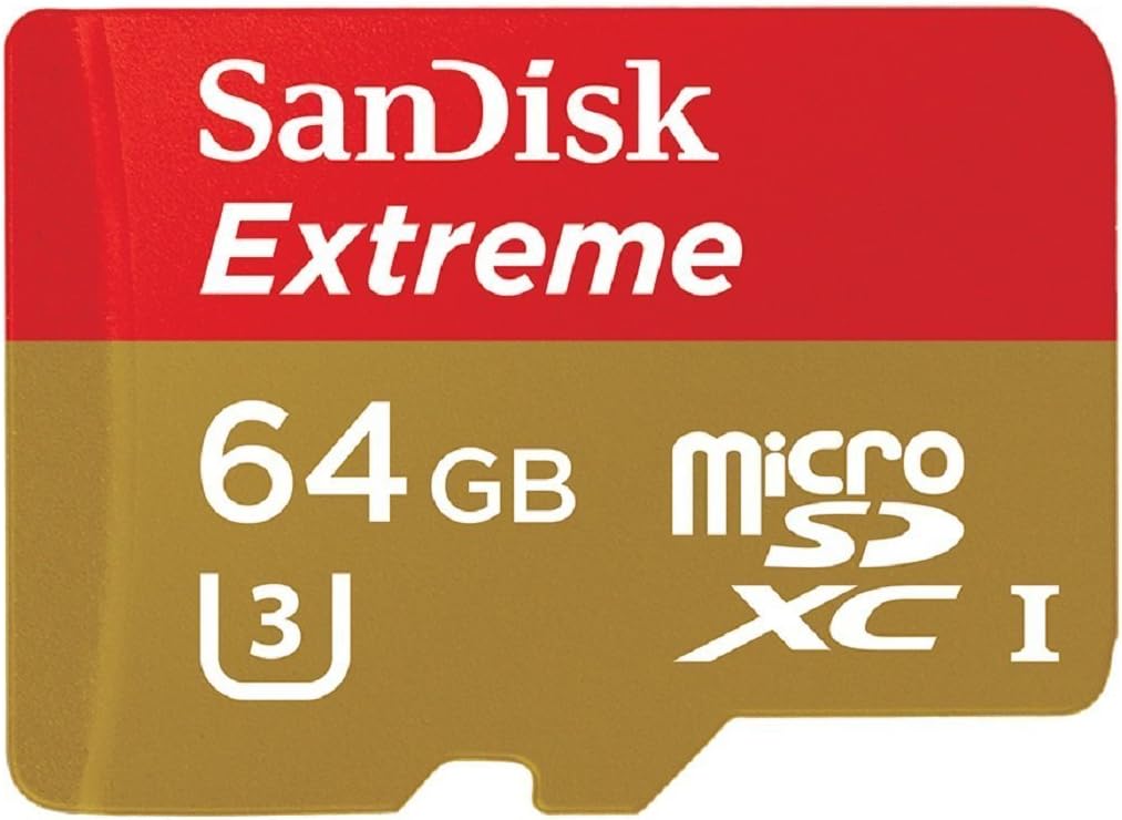 64GB SanDisk Extreme microSDXC Card - High Performance