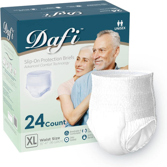 DAFI XL Overnight Incontinence Briefs - 24 Count