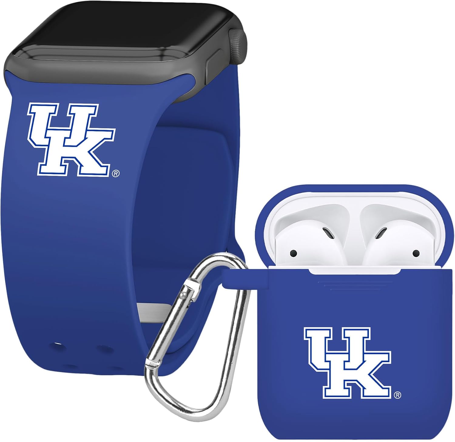 Kentucky Wildcats Silicone Sport Band and Case Cover Combo
