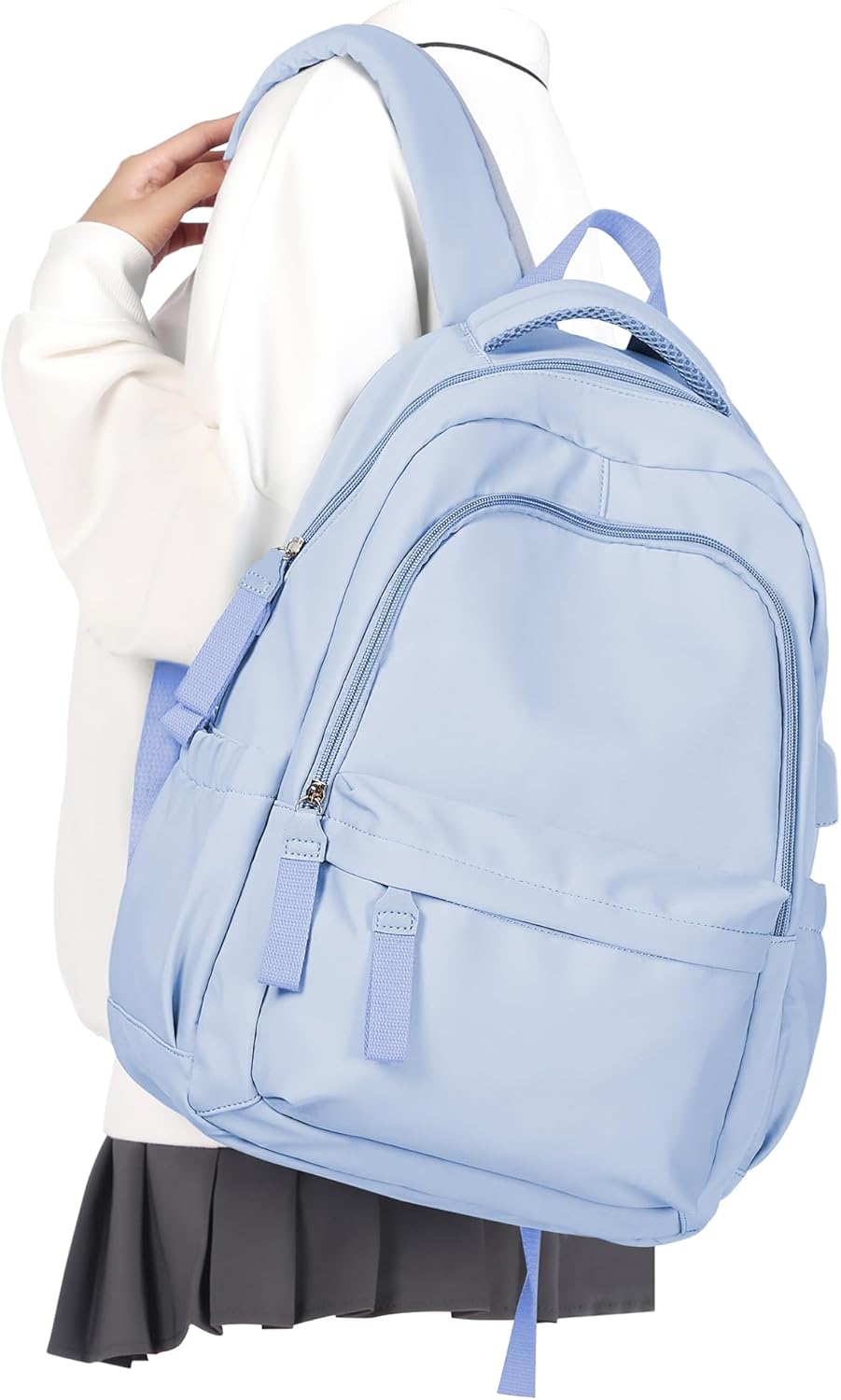 Waterproof College Backpack with USB Port for 14 Inch Laptop
