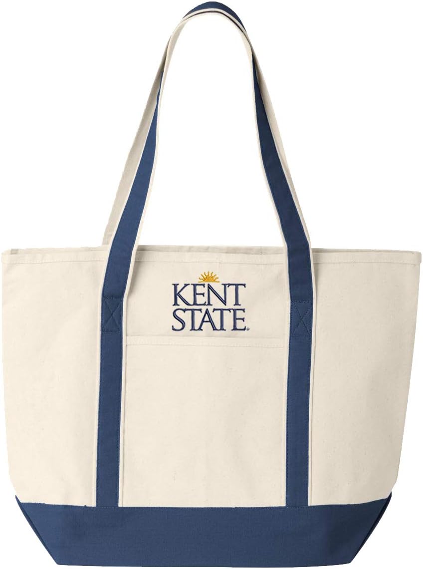 Kent State University Large Canvas Tote Bag for Students