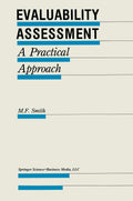 Evaluability Assessment: A Practical Approach - Evaluation
