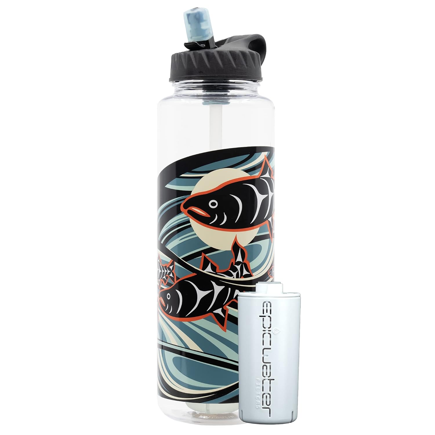 Epic Water Filters Nalgene OG Water Bottle with Dual Filter Power
