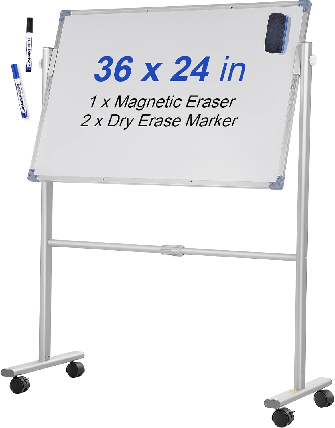 VEVOR Mobile Magnetic Whiteboard for Office, School, Home Use