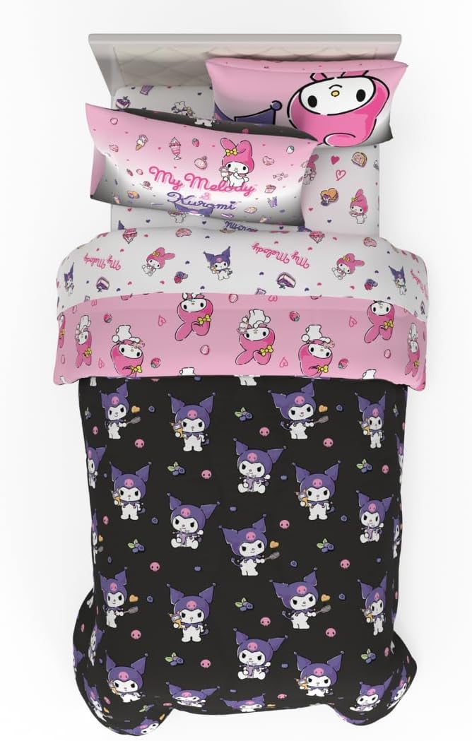Franco Kuromi & My Melody Bedding Set for Cozy Sleep