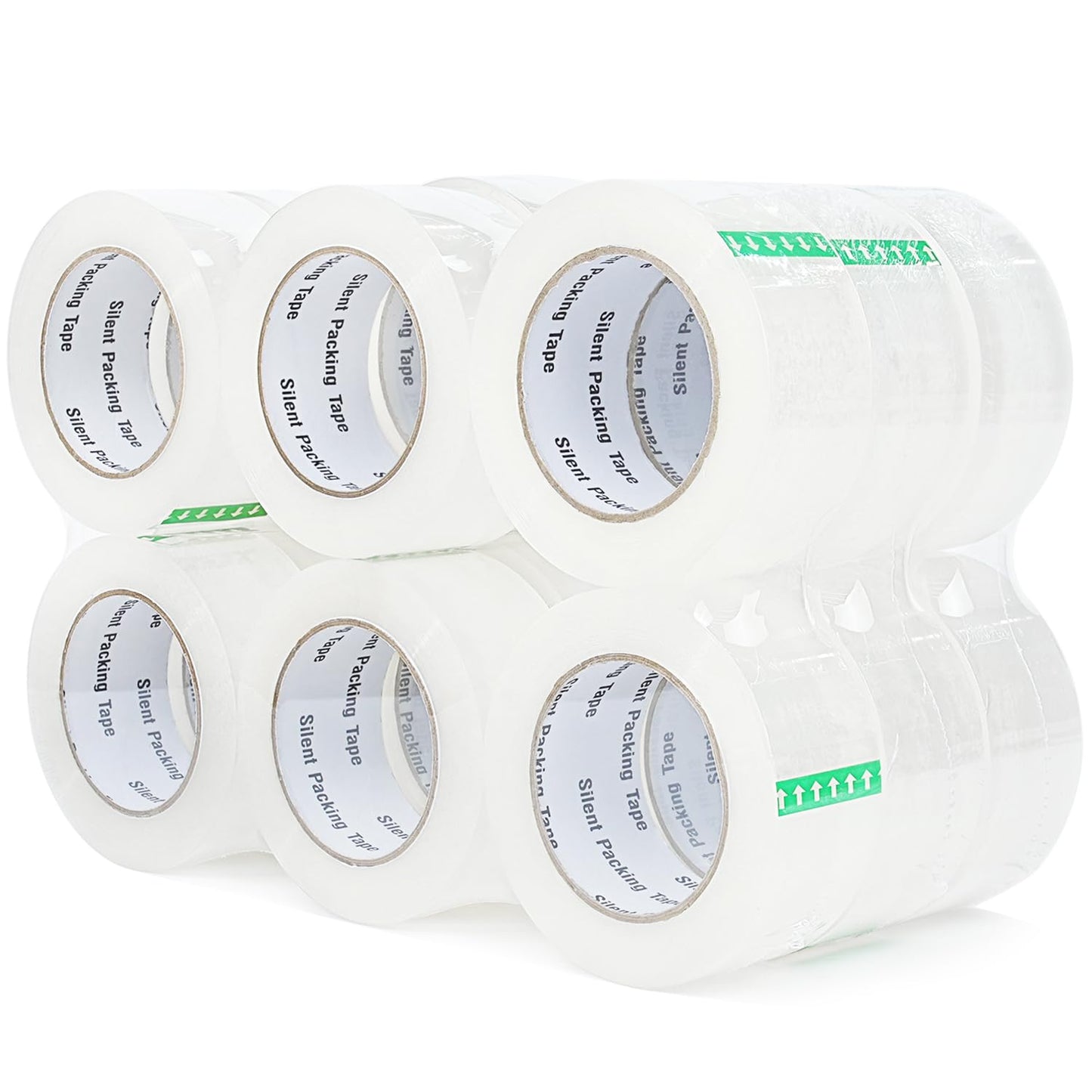 COSIMIXO No Noise Silent Packing Tape for Quiet Shipping Needs