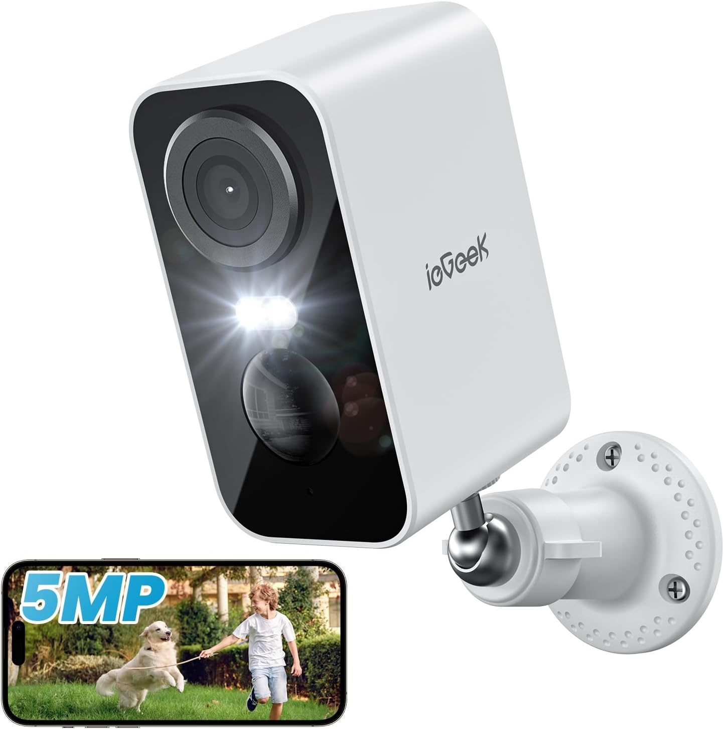 ieGeek Security Cameras Wireless Outdoor - 5MP Smart WiFi System